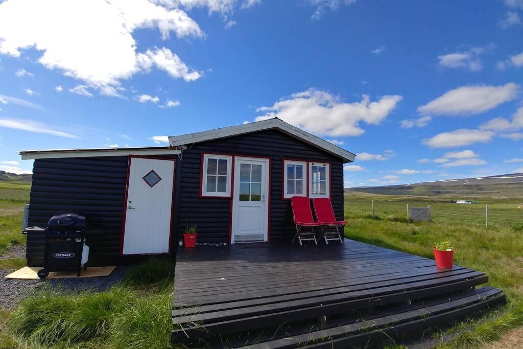 Cosy Cottage-Alfabakki-With Hot Tub Stori-Bakki Bagian luar foto